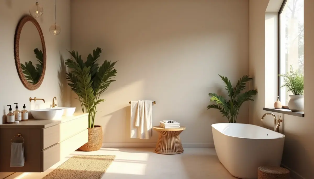 Banheiro Boho: 7 Ideias Para Criar Seu Refúgio Relaxante em 2026 Banheiro Boho: 7 Ideias Para Criar Seu Refúgio Relaxante em 2026