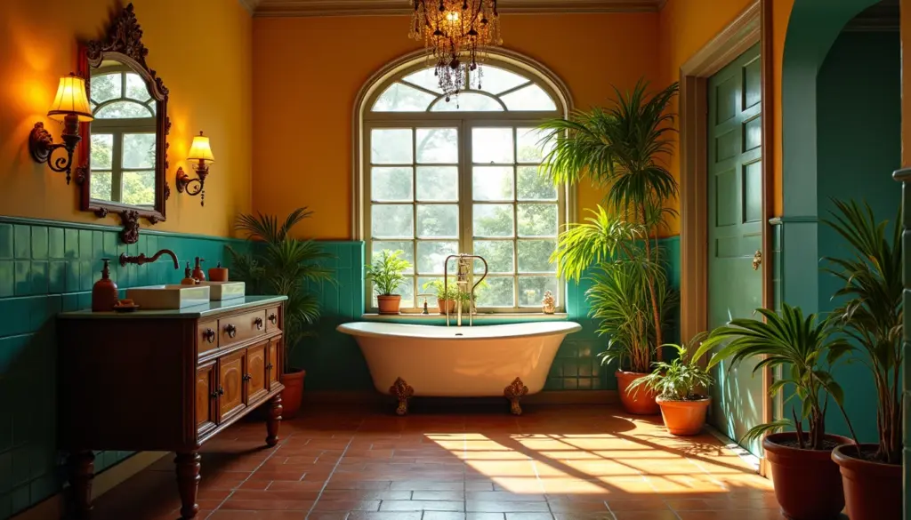 Banheiro com Decoração Vintage: O toque de charme que faltava!