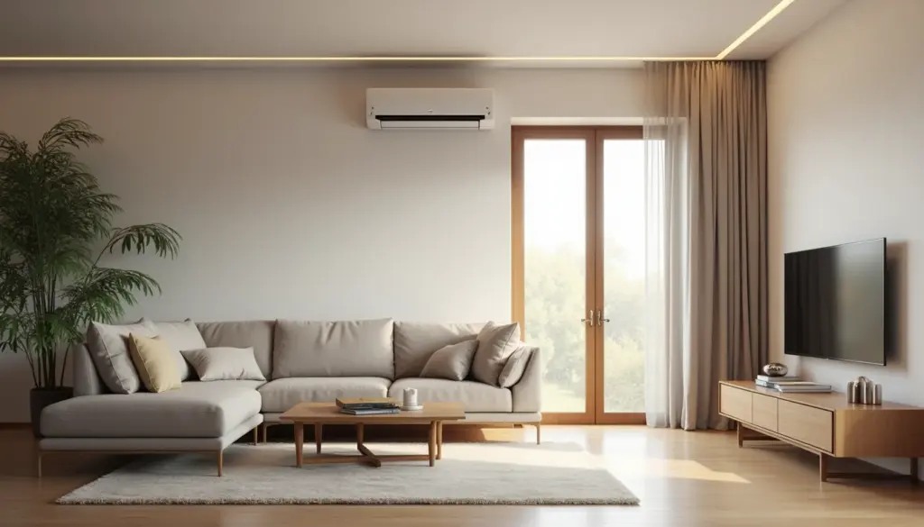 Sala Elegante: 5 Formas Criativas de Esconder o Ar Condicionado