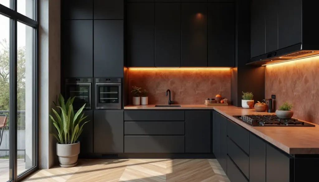 Cozinha Preto e Cobre: 5 Ideias de Decoração Que Vão Te Surpreender