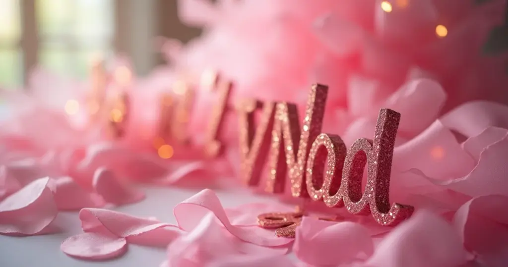 Decoração 3 Palavrinhas Rosa: Ideias Mágicas p/ Festa Encantadora Decoração 3 Palavrinhas Rosa: Ideias Mágicas p/ Festa Encantadora