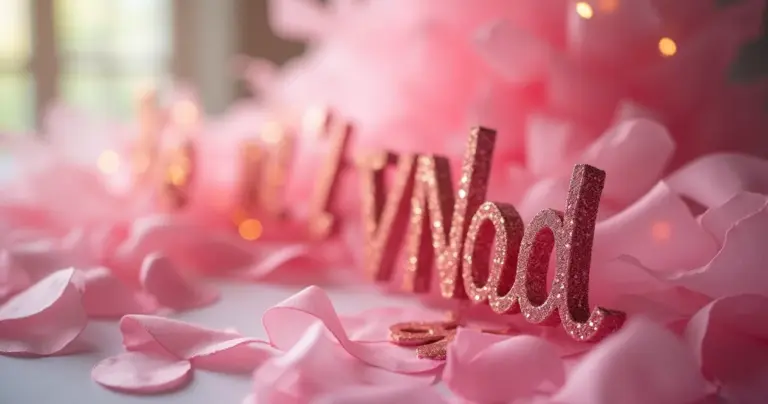 Decoração 3 Palavrinhas Rosa: Ideias Mágicas p/ Festa Encantadora