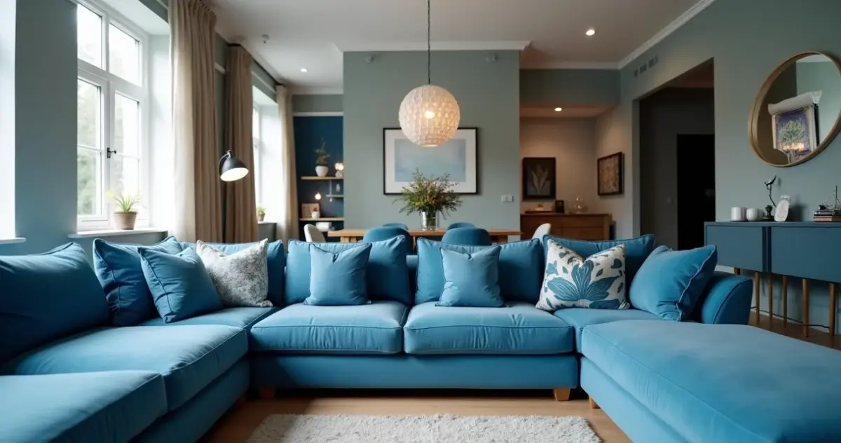 Decoração Azul e Prata: O Segredo das Salas que Encantam