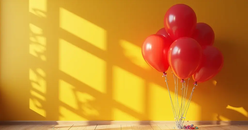 Decoração com balões simples na parede: o toque mágico que transforma festas [Passo a Passo]
