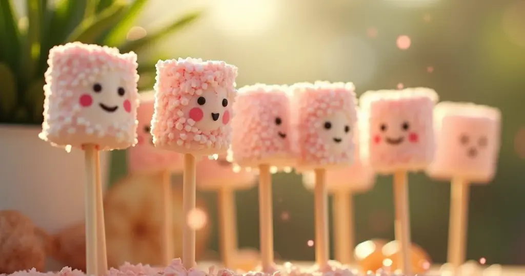 Decoração com Marshmallow no Palito: 7 Ideias Incríveis [Festas]