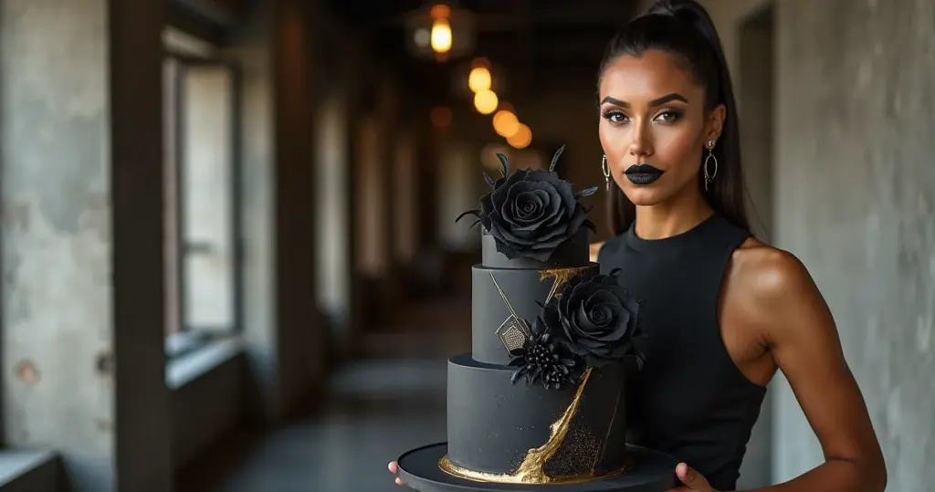 15 Ideias de Decoração de Bolo Preto que Vão Arrasar em 2026