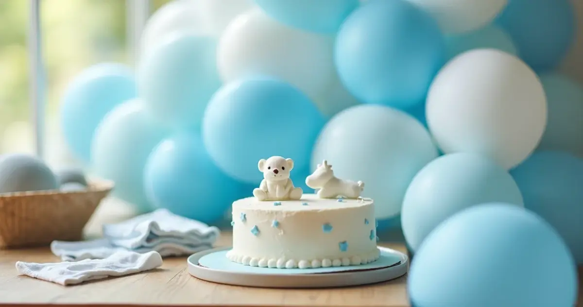 Decoração de chá de fraldas simples masculino: crie um evento inesquecível (Passo a Passo)