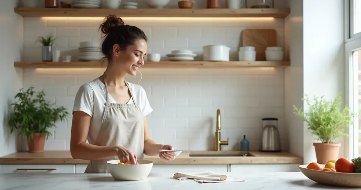 12 Ideias de Decoração de Cozinha de Apartamento que Otimizam Cada Centímetro