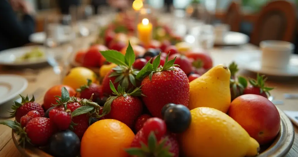 7 Ideias de Decoração de Frutas para Natal: Transforme Sua Ceia! 7 Ideias de Decoração de Frutas para Natal: Transforme Sua Ceia!