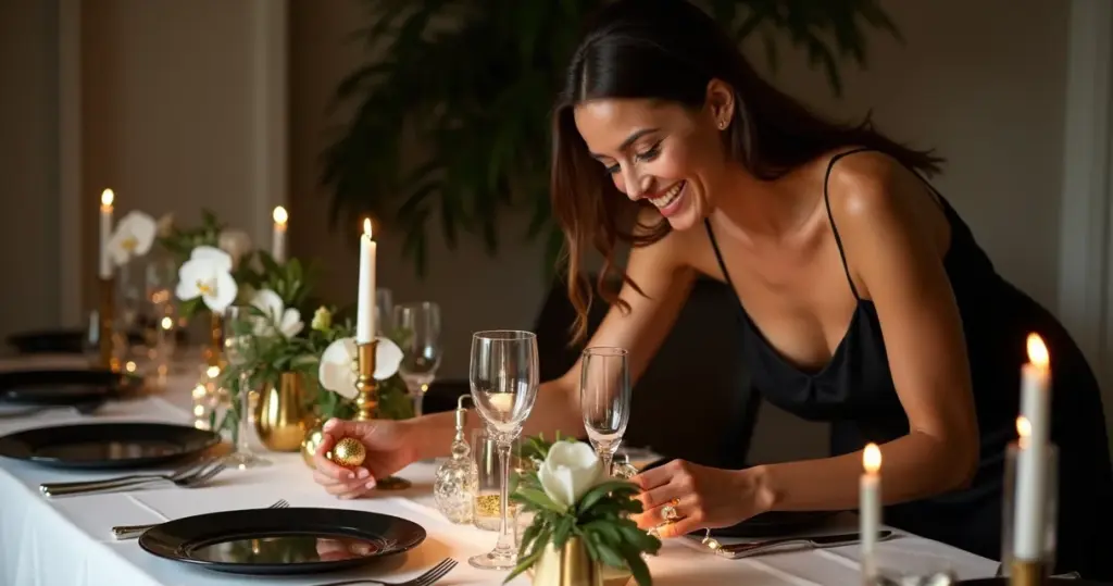 12 Ideias de Decoração de Mesa Ano Novo Simples que Custa 70% Menos