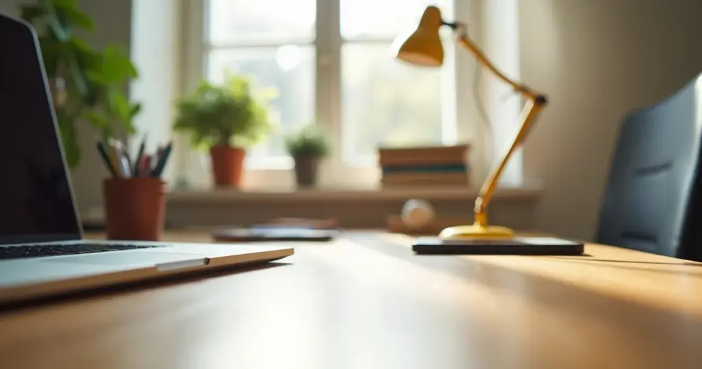 8 Dicas de Decoração de Mesa de Escritório para 2026