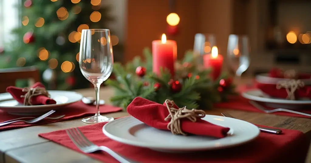 6 Dicas de Decoração de Mesa Natalina Simples para 2026 6 Dicas de Decoração de Mesa Natalina Simples para 2026