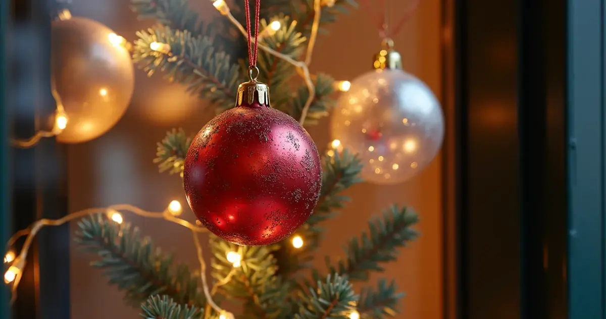 10 Ideias Incríveis de Decoração de Natal em Porta de Vidro