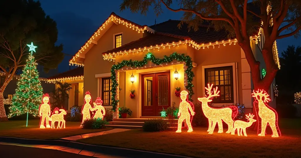 Decoração de Natal Externa: Ilumine seu Jardim [Segredos Revelados]