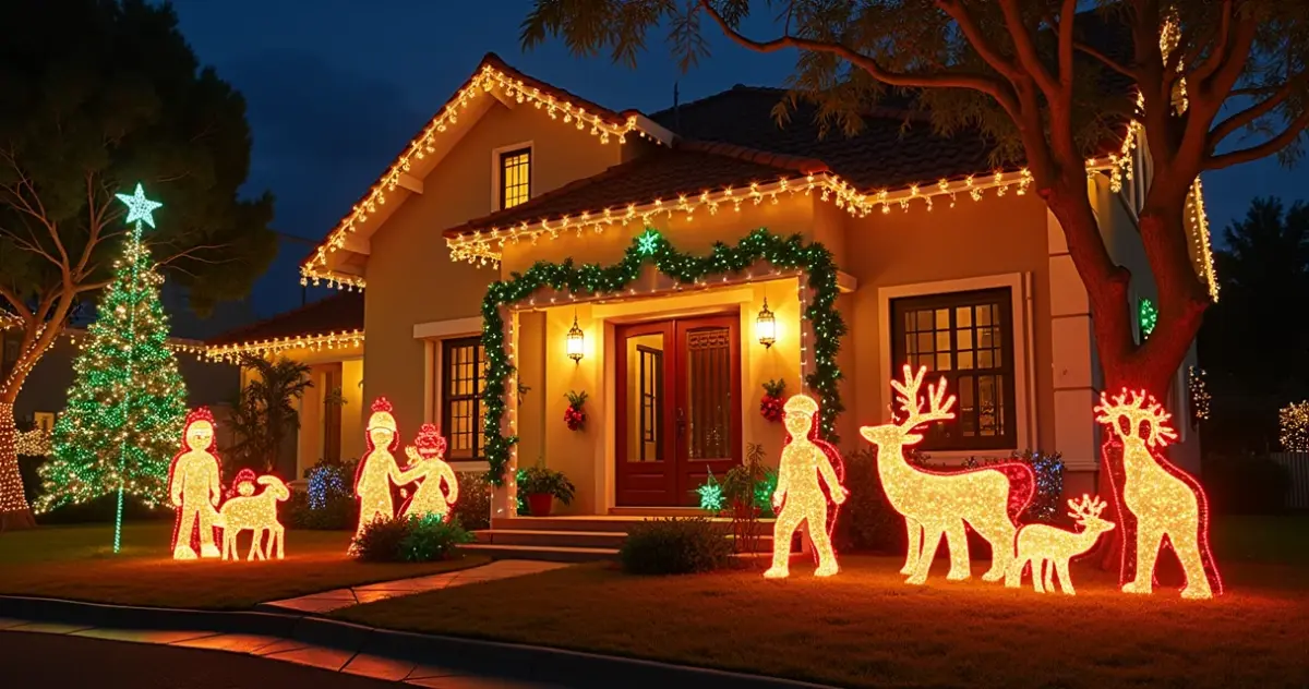 Decoração de Natal Externa: Ilumine seu Jardim [Segredos Revelados]