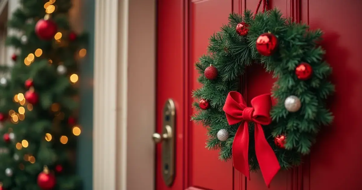 Decoração de Natal para Porta: Transforme sua Entrada! Decoração de Natal para Porta: Transforme sua Entrada!