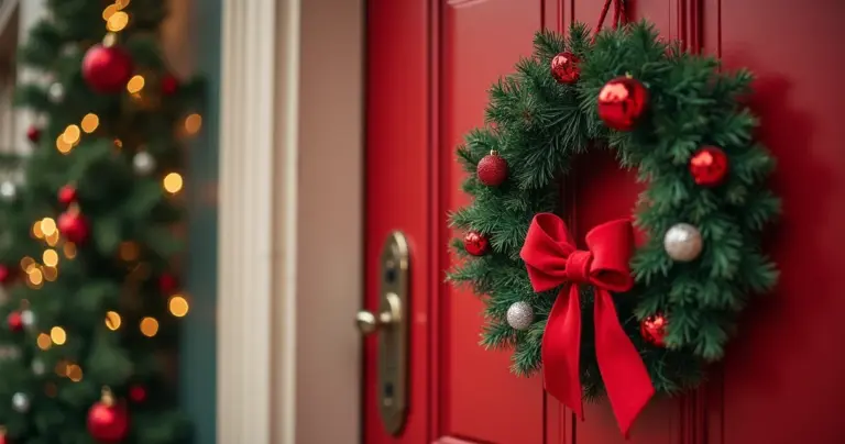 Decoração de Natal para Porta: Transforme sua Entrada!