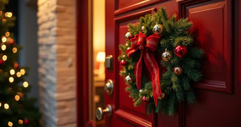 Decoração de Natal para Porta de Entrada: Transforme com Ideias Únicas Decoração de Natal para Porta de Entrada: Transforme com Ideias Únicas