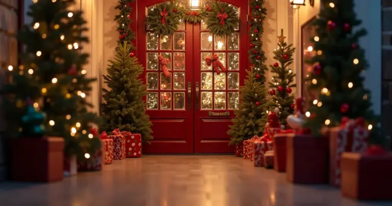 Decoração de Natal Porta: Transforme sua Entrada Mágica!
