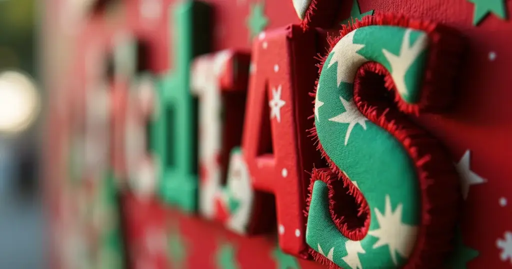 Decoração de Natal Simples para Parede com TNT: Revele a Magia! Decoração de Natal Simples para Parede com TNT: Revele a Magia!