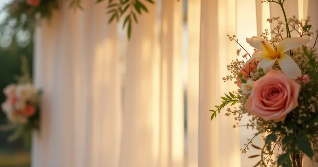 Decoração de Painel para Casamento Simples: Emoção com Pouco