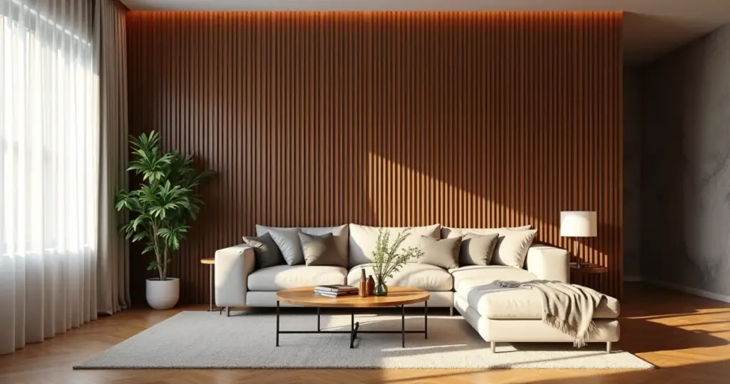 Decoração de Sala com Painel Ripado: Transforme Seu Lar Decoração de Sala com Painel Ripado: Transforme Seu Lar