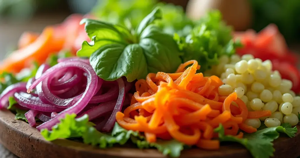 Decoração de Saladas Cruas: Transforme seu prato com 7 ideias [2026]