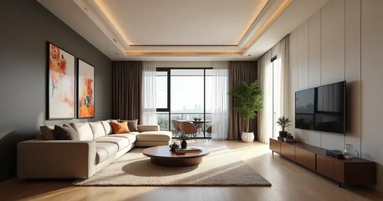 Decoração de Salas Modernas: O Luxo Habitável de 2026 Decoração de Salas Modernas: O Luxo Habitável de 2026