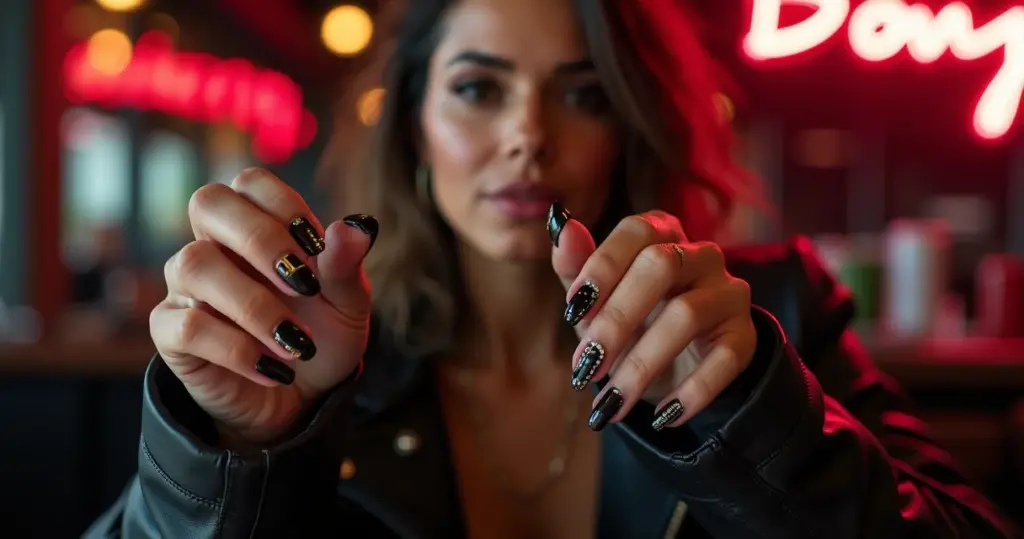 15 Ideias de Decoração de Unha em Gel Preta que São Puro Poder em 2025 15 Ideias de Decoração de Unha em Gel Preta que São Puro Poder em 2025