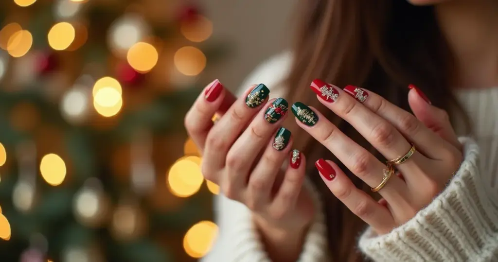 16 Ideias de Decoração de Unha Natalina para Arrasar em 2025/2026 16 Ideias de Decoração de Unha Natalina para Arrasar em 2025/2026