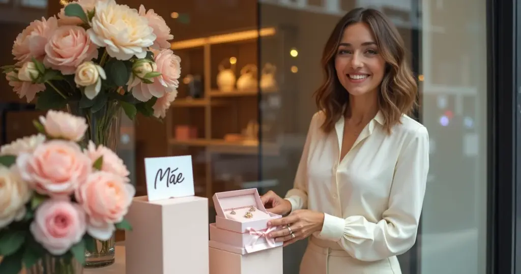 18 Ideias de Decoração de Vitrine Dia das Mães Que Conectam e Vendem