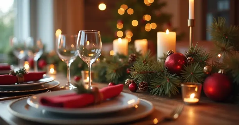 Decoração Mesa de Natal 2026: Minimalista, Rústica e Encantadora