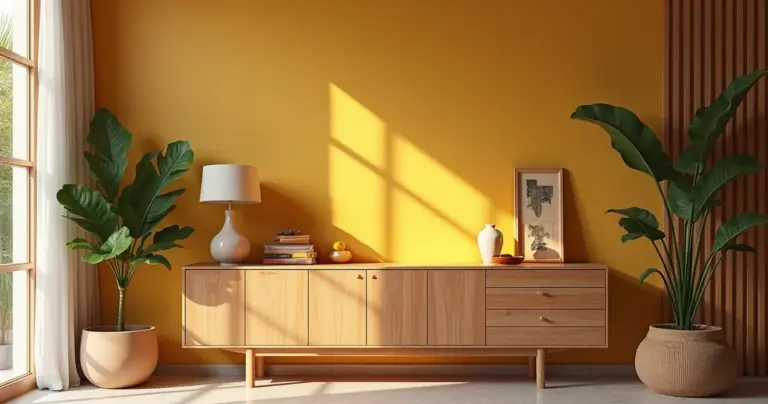 Decoração para aparador de sala: 7 ideias [2026] que transformam seu espaço