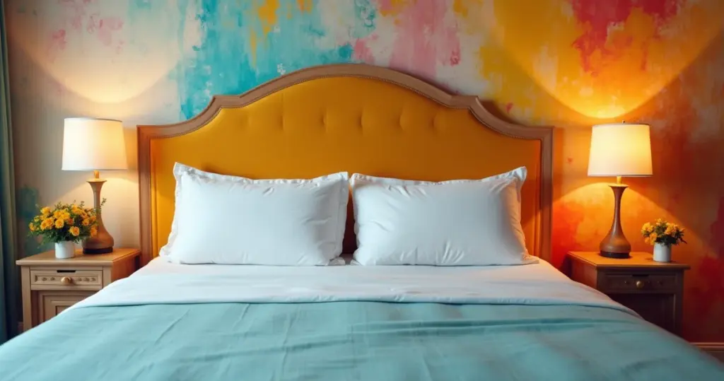 Decoração Quarto de Casal: Papel na Cabeceira Transforma!