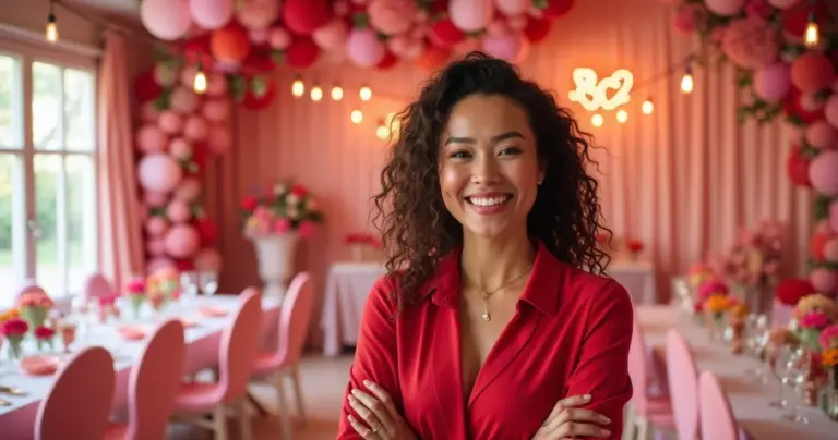 15 Ideias de Decoração Rosa e Vermelho Aniversário que Parecem Profissionais