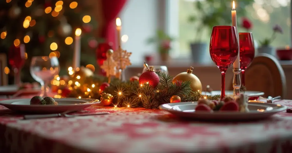 5 Dicas Essenciais de Decoração Simples de Natal Mesa