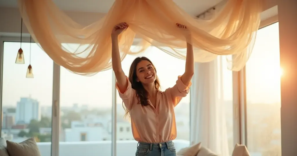 7 Ideias de Decoração TNT Teto Que Transformam Ambientes em Minutos