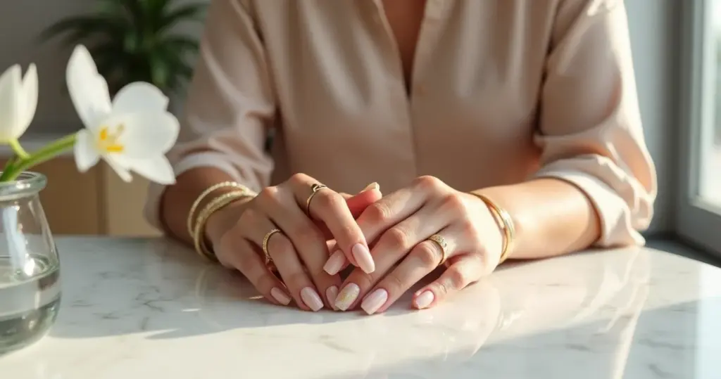 18 Ideias de Decoração Unha Amendoada Delicada para Mãos Elegantes