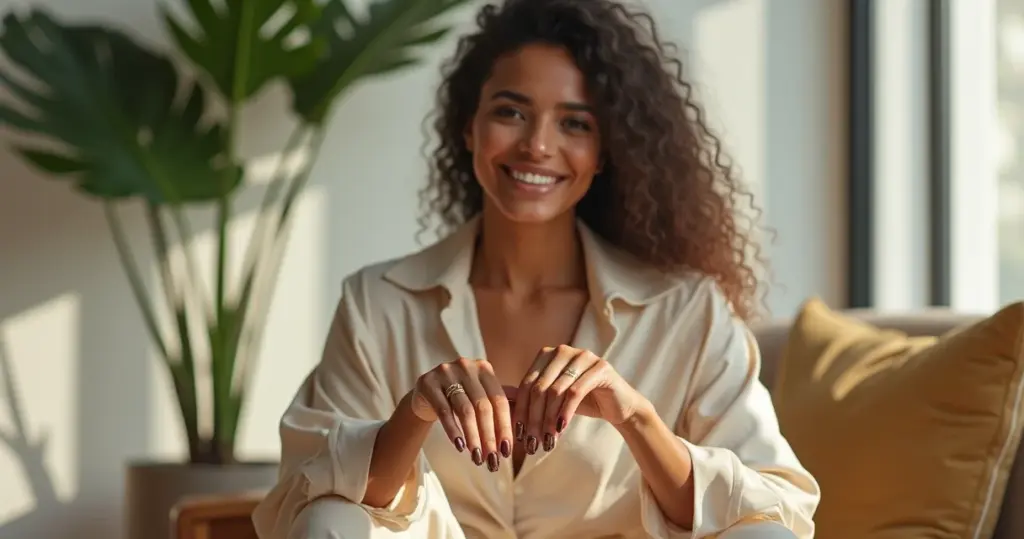 15 Ideias de Decoração Unha Marrom que Vão Virar Seu Luxo Silencioso