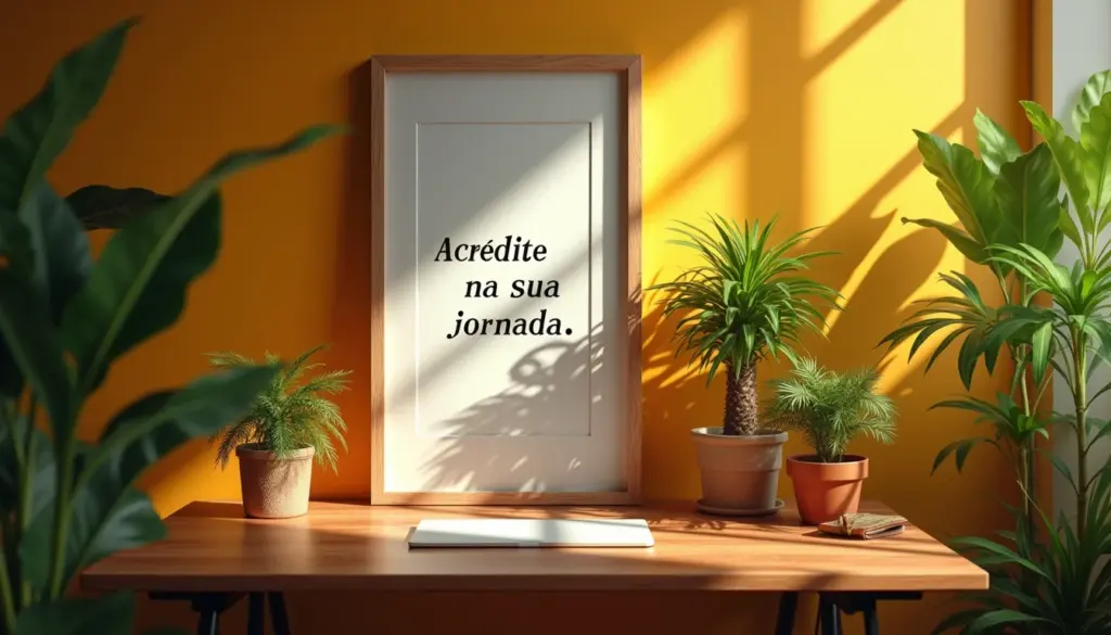 Frases para Quadros de Escritório: 15 inspirações que vão mudar seu dia