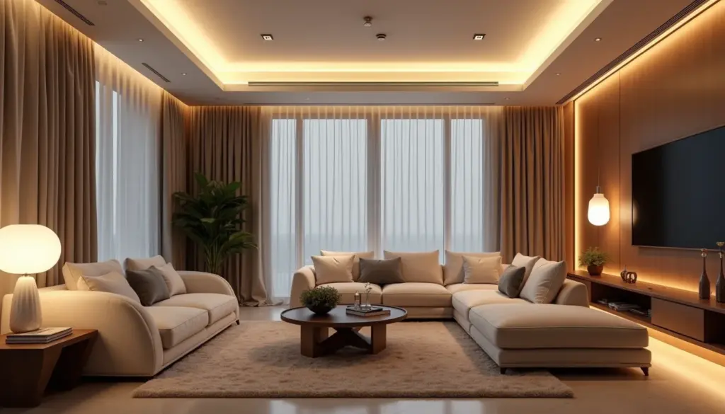 Iluminação de Gesso na Sala: 5 Ideias Que Transformam Seu Espaço