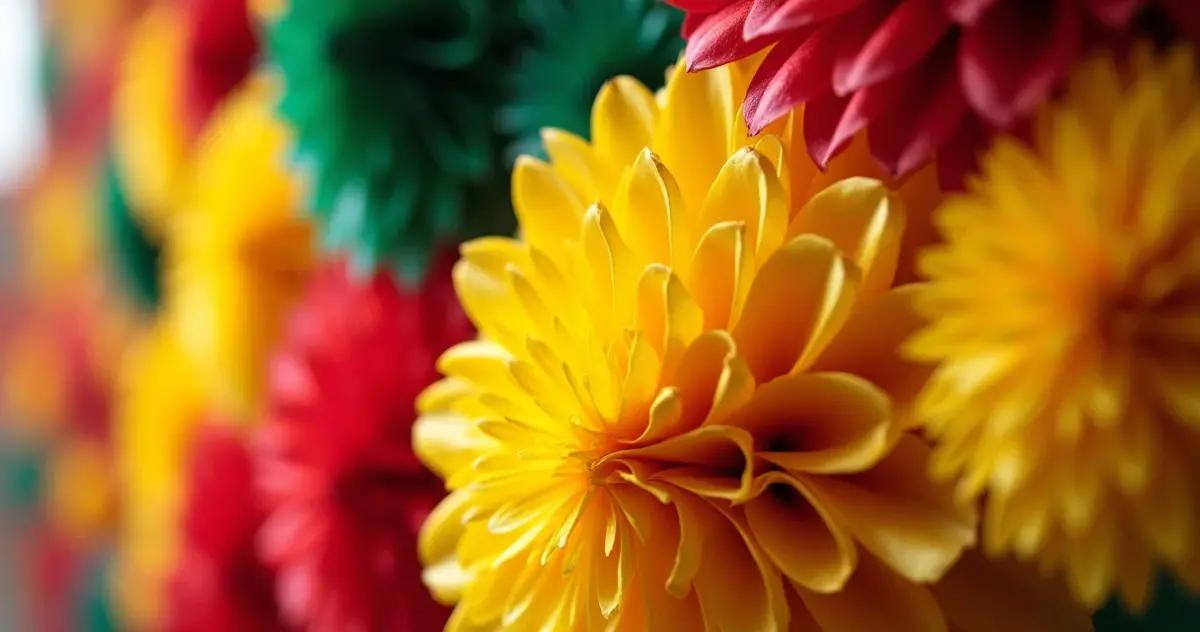 Papel Crepom Decoração: ideias geniais que vão transformar sua festa