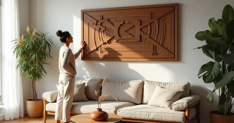 23 Ideias de Tela de Madeira para Decoração que Vão Abraçar Seu Lar