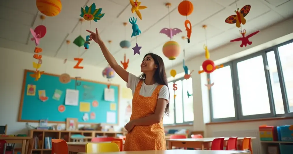 10 Temas de Móbiles para Teto Decoração de Sala de Aula Infantil