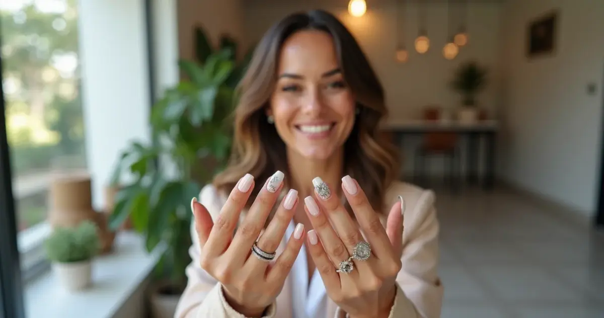 21 Dias Perfeitos: 7 Ideias de Unhas em Gel com Decoração que Transformam