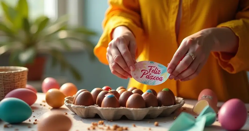 23 Ideias de Adesivo Feliz Páscoa para Imprimir e Transformar Seus Presentes