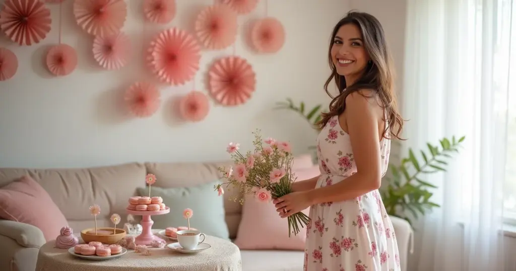 12 Ideias de Chá de Bebê Menina Decoração Que Custam Pouco