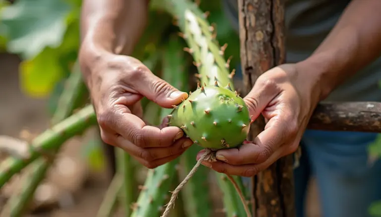 Só folhas na pitaya? O erro no suporte que impede os frutos