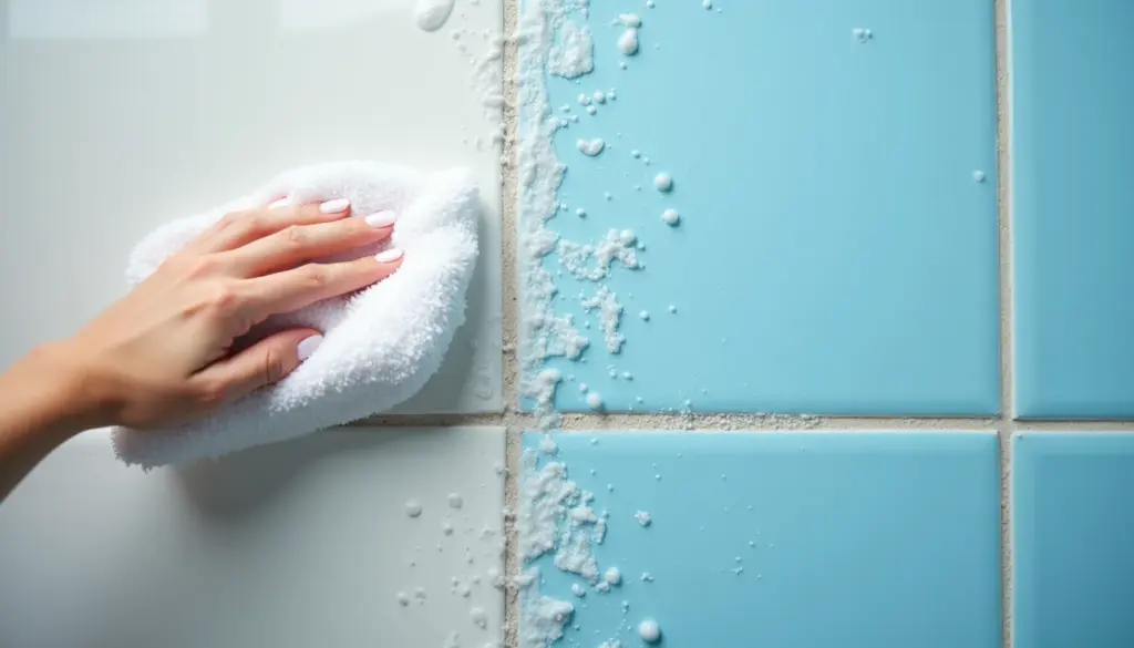 Como limpar azulejo de banheiro em 30 minutos com produtos que você tem em casa