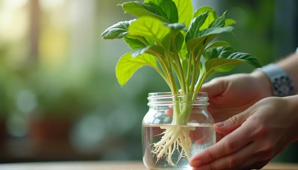 Como plantar zamioculca na água e ver raízes em semanas